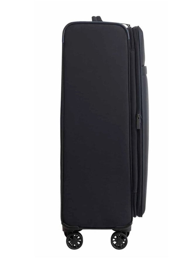 Antler Antler®Prestwick  Large Size Suitcase(83 x 46.5 x 31)cm/28"Soft Side for Traveling|British Brand|Black|Security Zip|8 Wheels|TSA Combination Lock|International Warranty  - Image 4