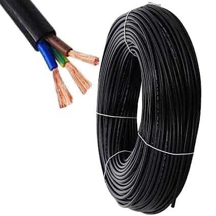 Litost Litost 25 mm 3 core Copper Cable Wire for AIR CONDITIONER Multi Purpose Use Wire Cable ISI Mark AC Colour Black Length 10 Meter  - Image 5