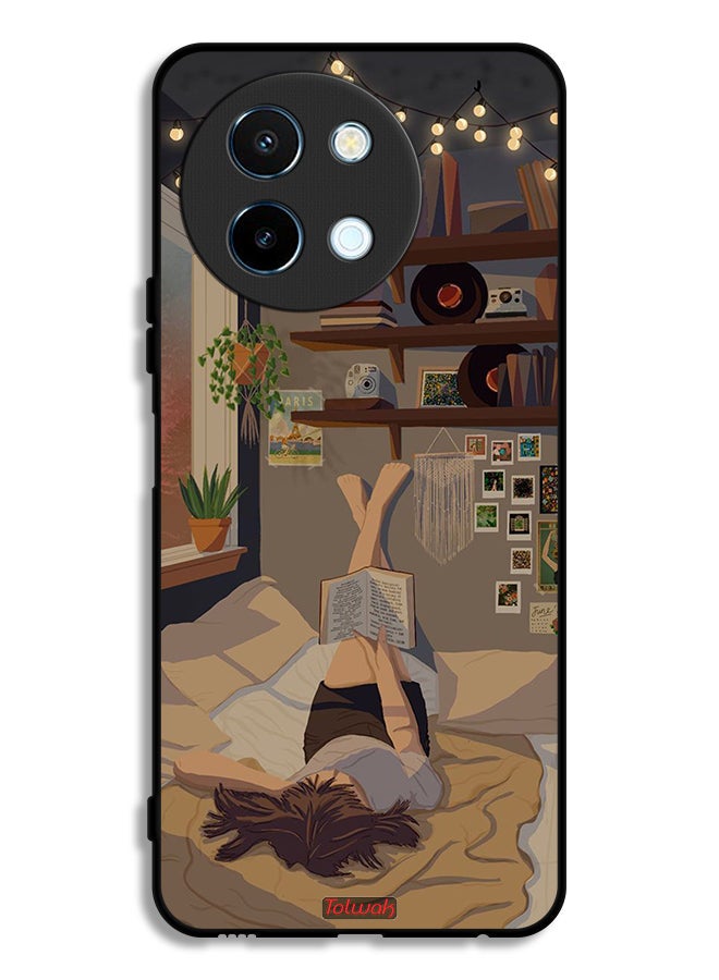 Tolwak Vivo Y38 5G Protective Case Cover Studying Art - Image 1