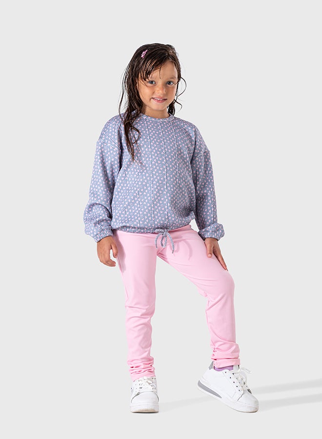 OWNKIDS Baby Girl LS T-Shirt & Leegings Fall Set - Image 2