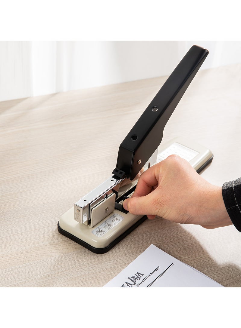 Deli E0394 Heavy Duty Stapler 1 piece, 100 Sheets Capacity Compatible with 23/6 and 23/13 Staples Grey – For Office Use - Image 2