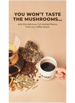 Laird Superfood Laird Superfood Boost Coffee, Medium Roast Ground Beans Infused with Functional Mushrooms, Vitamin D and Olive Leaf Powder, 12 oz. Bag  - Image 4