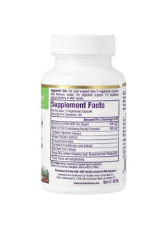 Paradise Herbs Paradise Herbs, Bromelain+, 60 Vegetarian Capsules  - Image 2