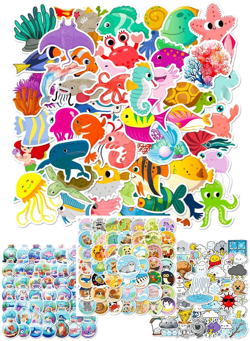 Splendors 200 Pieces Waterproof Stickers For Kids Children Cute Cartoon Stickers Pack High Quality Printing Perfect Gift Decorations - Image 1