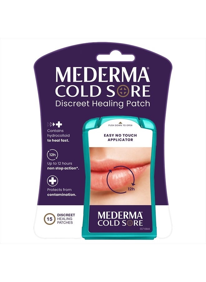 Mederma - Fever Blister Discreet Healing Patch - A Patch That Protects and Conceals Cold Sores - 15 Count - Image 1