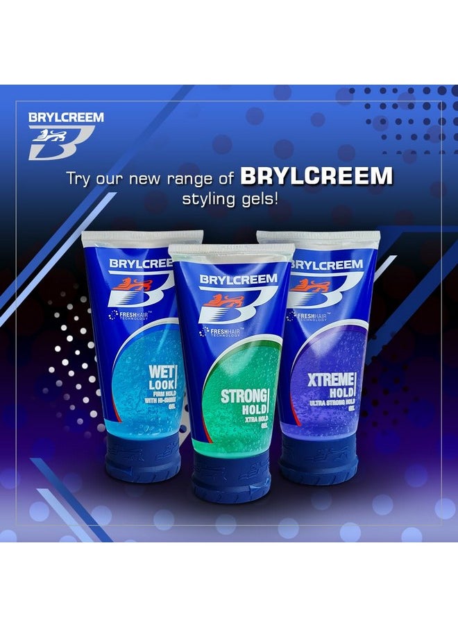 Brylcreem Strong Hold Hair Styling Gel for Men with FRESHHAIR TECHNOLOGY, Long-Lasting Hold for Hair Setting, Non-Sticky Hair Wax Gel for Natural Look & Hair Shine, No Flake & Residue, No Alcohol, 150ml - pzsku/Z6D30CA2F70685ACDA7E5Z/45/_/1738306680/334421b3-a262-4694-a889-6594e72215a5