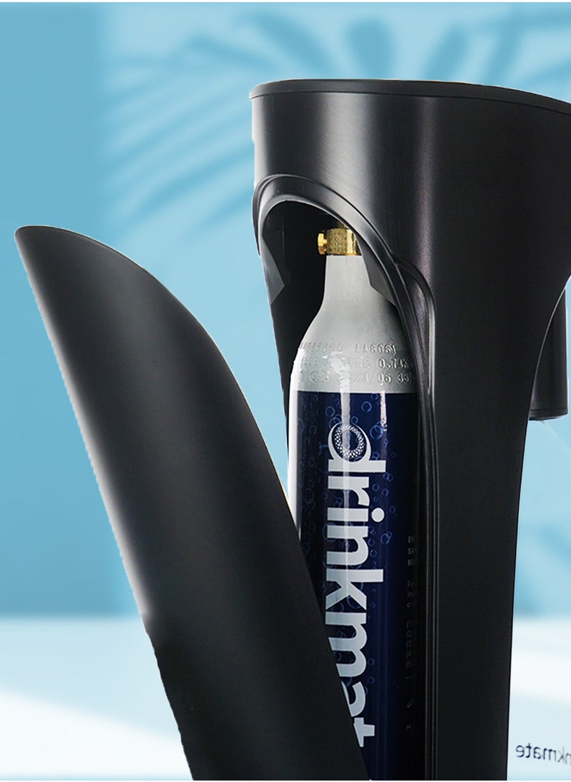 DrinkMate Drinkmate Soda Maker Premium Plastic
Kit Black 1 Liters  - Image 3