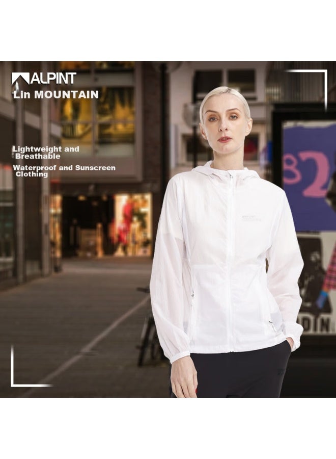 Alpint Mountain Men's Sun Protection Clothing, Summer Outdoor Beach Skin Coat, Women's Uv-resistant Lightweight Breathable Jacket - Image 2