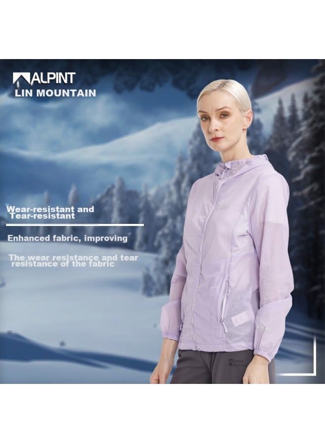 Alpint Mountain Men's Sun Protection Clothing, Summer Outdoor Beach Skin Coat, Women's Uv-resistant Lightweight Breathable Jacket - Image 5