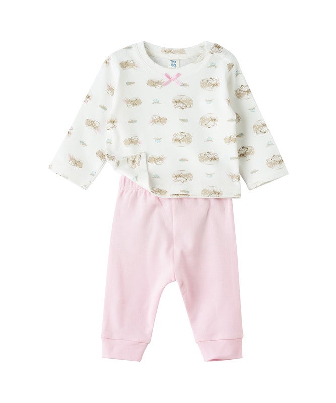 Tiny Hug NEWBORN GIRLS 2 PCS SET LONG SLEEVE - Image 1