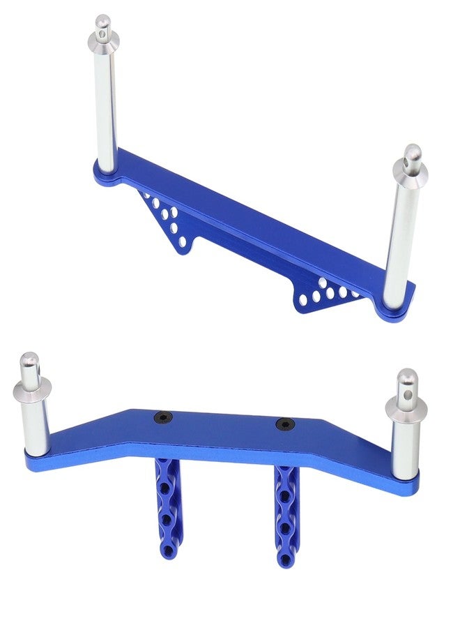 Treehobby Aluminum Front & Rear Body Mounts with Body Posts for 1/10 Traxxas Slash 2WD, Rustler, Stampede VXL RC 2WD Car, Upgrade Parts, Blue - Image 5
