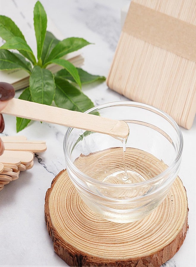 MMonDod 2400 Pcs Popsicle Sticks for Crafts,4.5 Inch Wooden Craft Sticks,Natural Wood Popsicle Stick for Waxing,Ice Cream Sticks,Hair Removal and Waxing Supplies,DIY Wood Crafts for Home Art Projects - Image 4