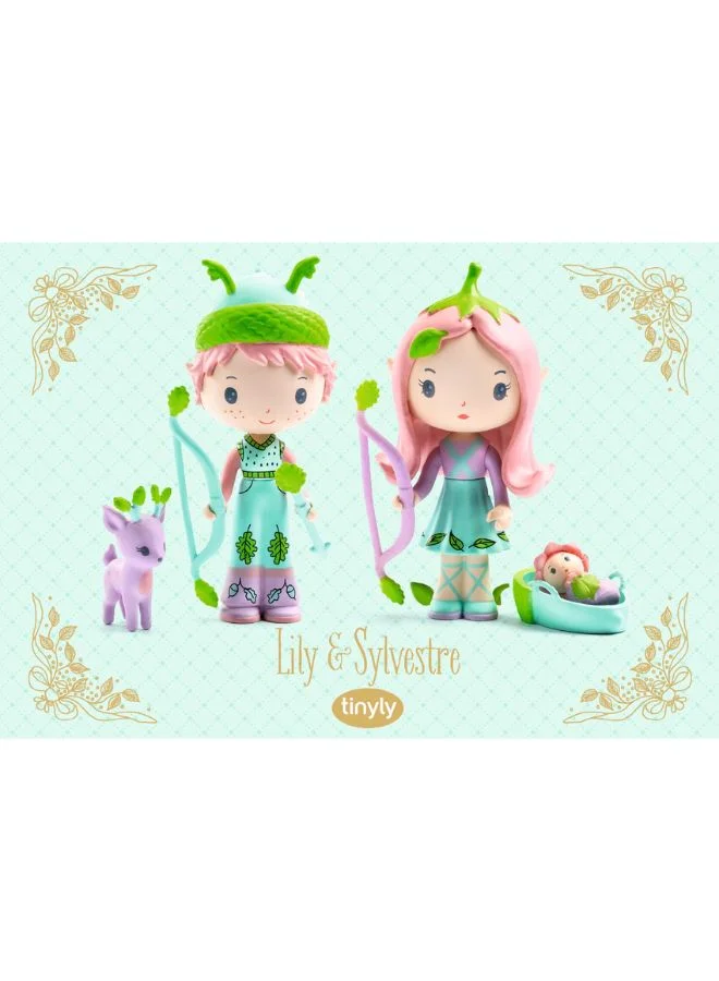 DJECO Lily & Sylvestre - Tinyly Figures