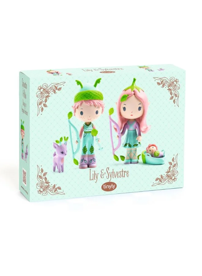 DJECO Lily & Sylvestre - Tinyly Figures
