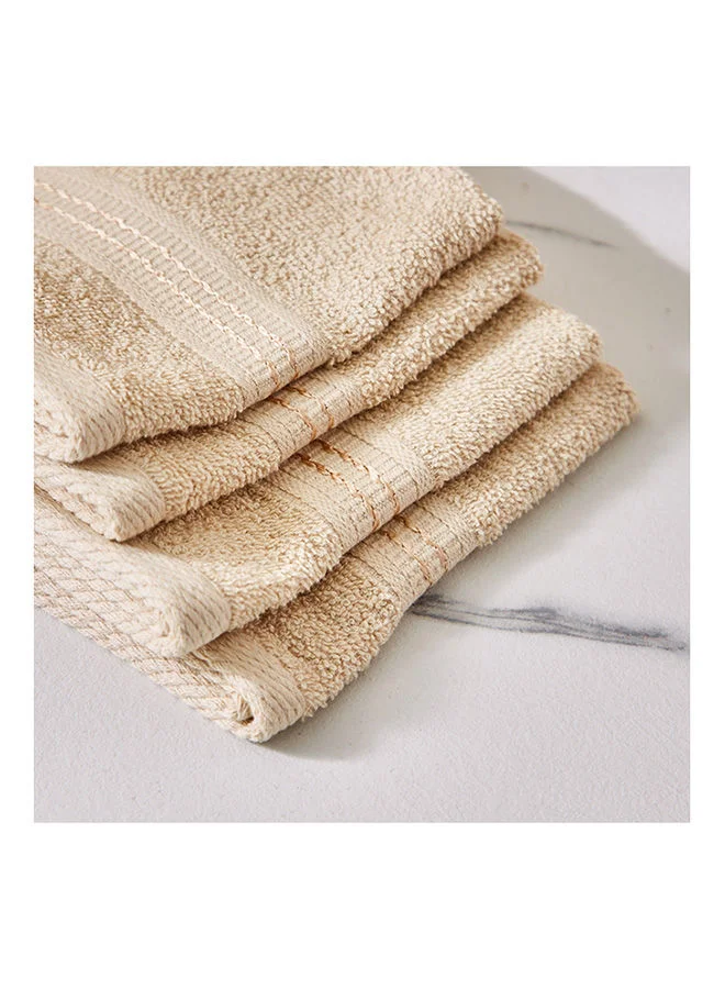 Home Box 4-Piece Essential Carded Face Towel Set 30 x 30cm