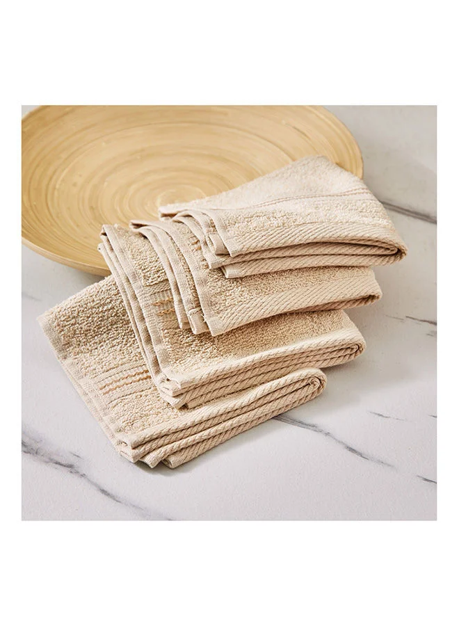Home Box 4-Piece Essential Carded Face Towel Set 30 x 30cm