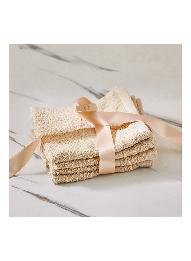 Home Box 4-Piece Essential Carded Face Towel Set 30 x 30cm