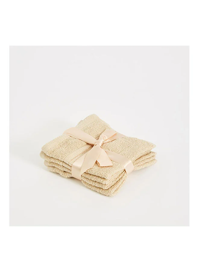 Home Box 4-Piece Essential Carded Face Towel Set 30 x 30cm