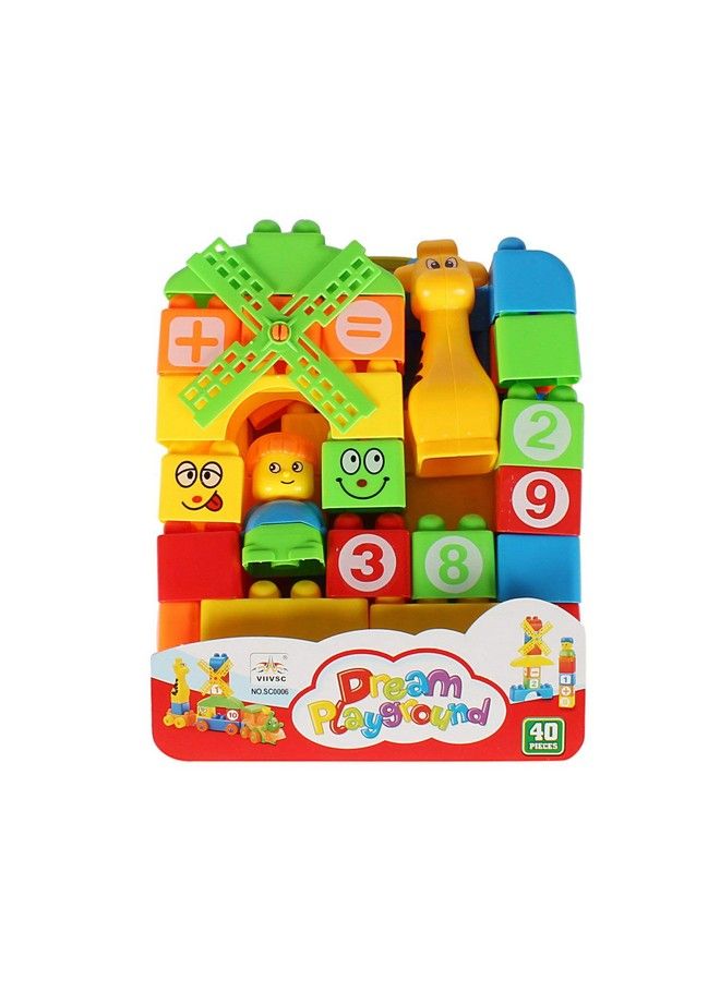 Smart Picks 40 Pieces Block Set For Boys And Girls(Multicolour)  - Image 2