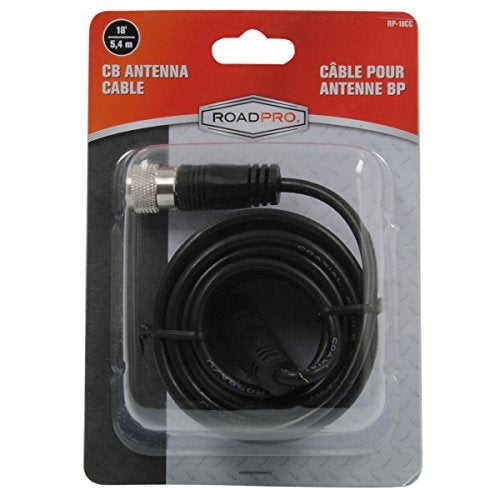 RoadPro RG-58A/U Coaxial Cable w/Molded PL-259 Connectors (18 feet) - Image 4