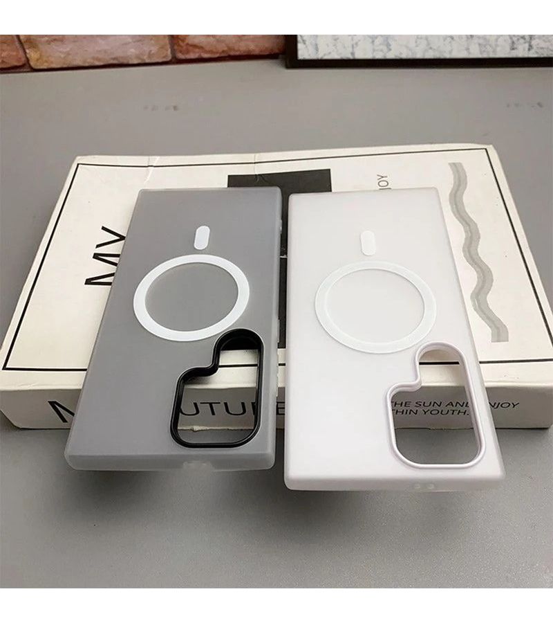 Black Samsung Galaxy S23 Plus 2 In 1 Jelly Case Supports Wireless Charging - Image 5