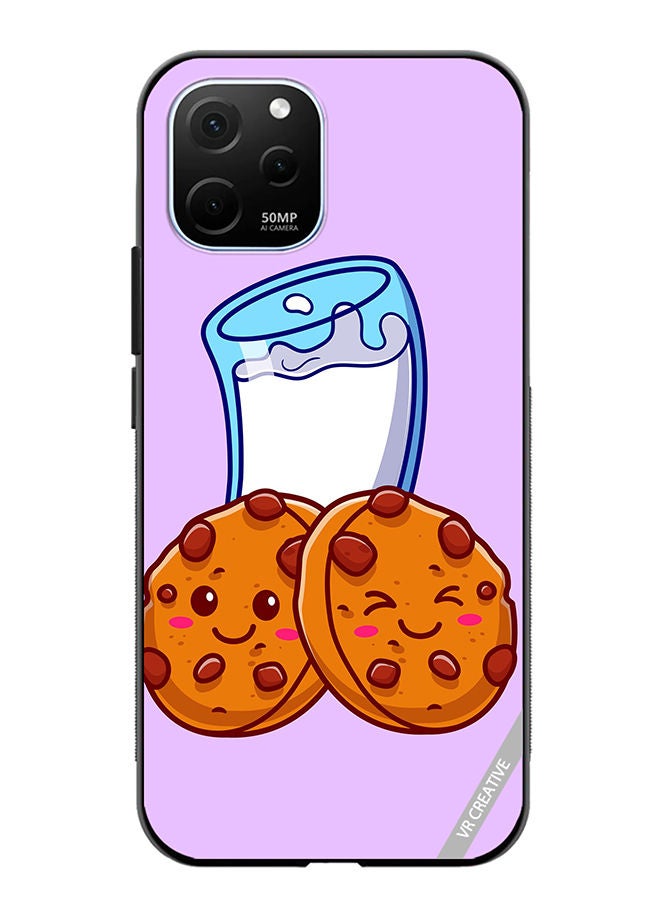 VR CREATIVE Protective Case Cover For Huawei Enjoy 50z Milke And Cokis Design Multicolour - Image 1