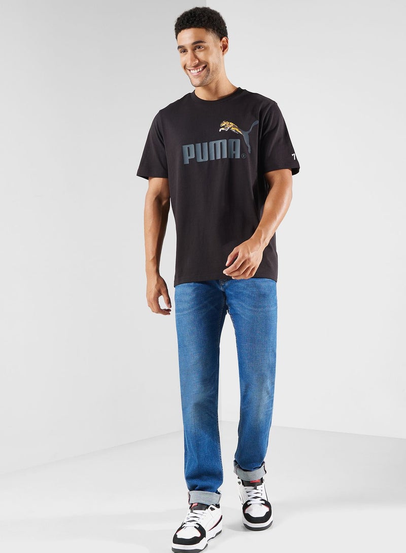 PUMA Classics No 1 Logo Celebration T-Shirt - Image 4