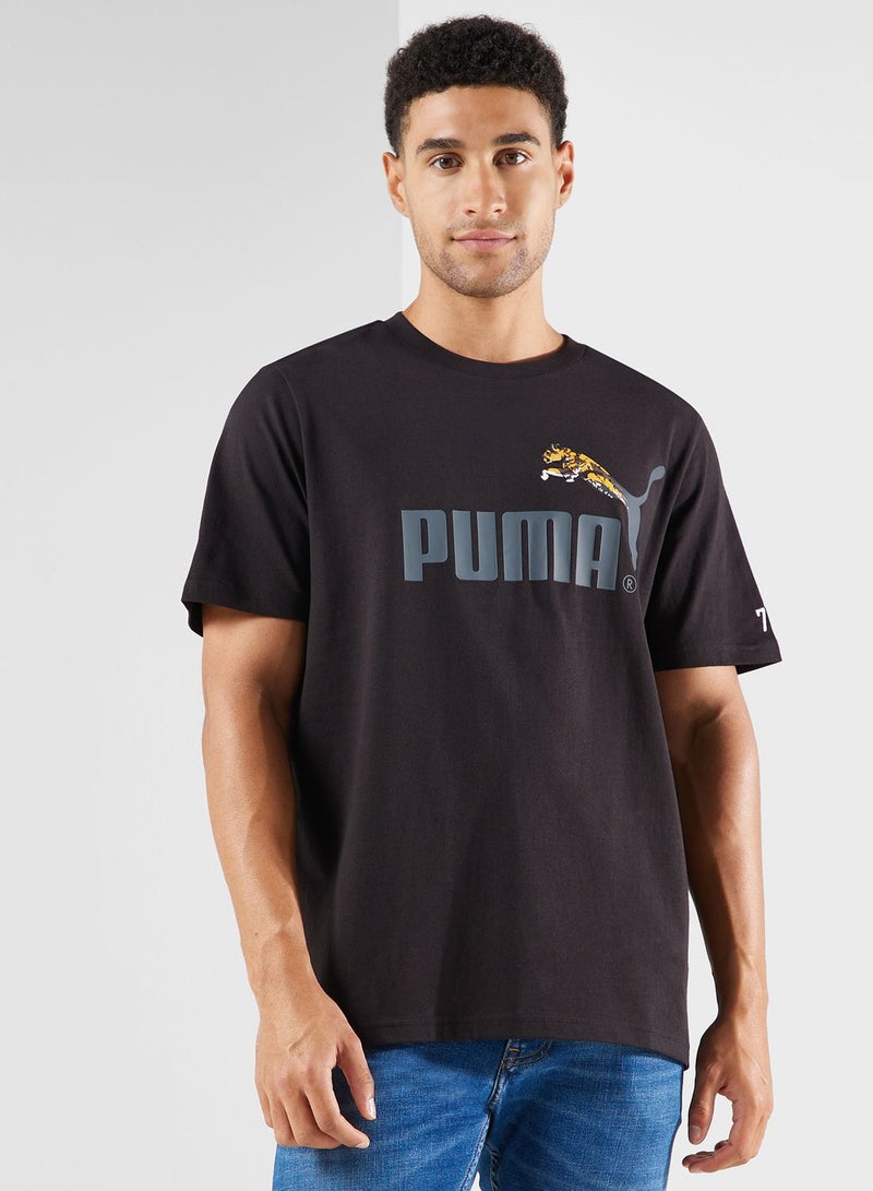 PUMA Classics No 1 Logo Celebration T-Shirt - Image 1
