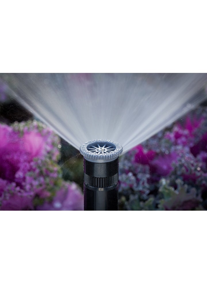 The PS Ultra is a compact, slim-line spray sprinkler with the option of preinstalled nozzles for faster installation.