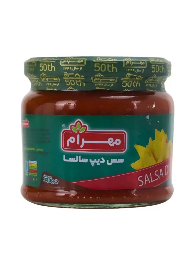 Mahram Mahram Salsa Dip Glass Jar- 340gm - Image 1
