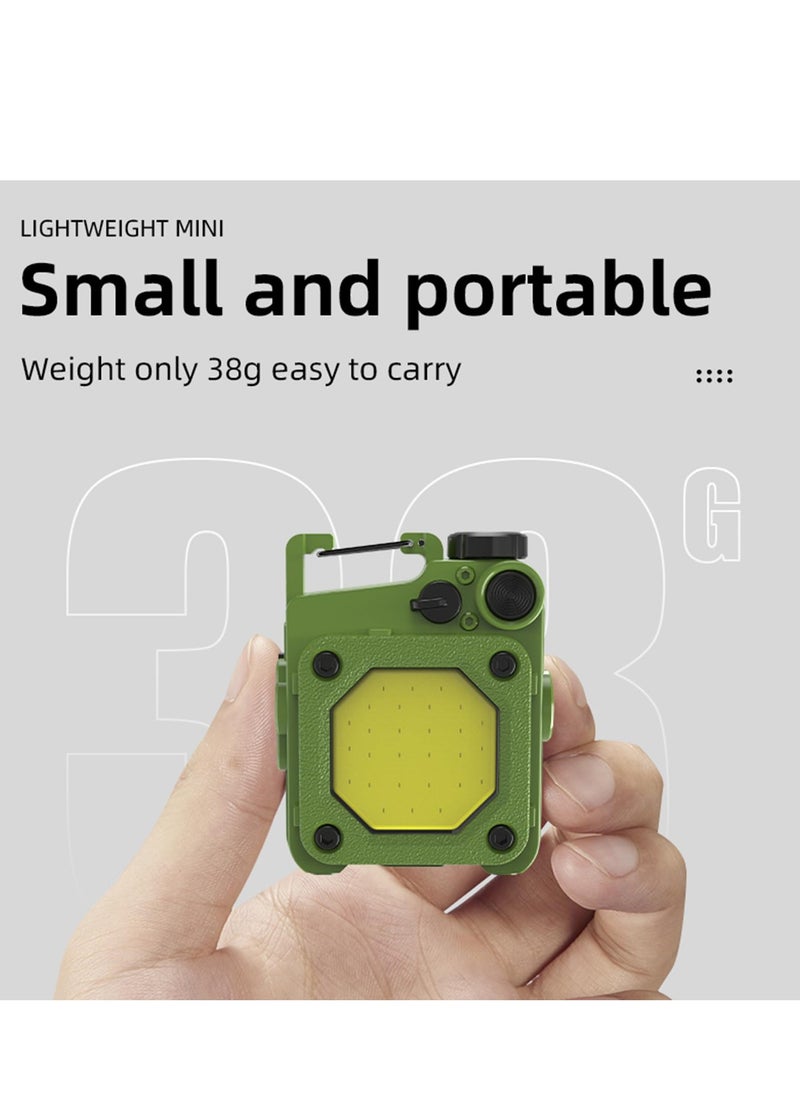 Excefore - Rechargeable Cob Small Flashlights, Mini Flashlight 1000 lumens with 6 Lighting Modes Lights, Suitable for Nightshift Camping Hiking Emergency - Image 1