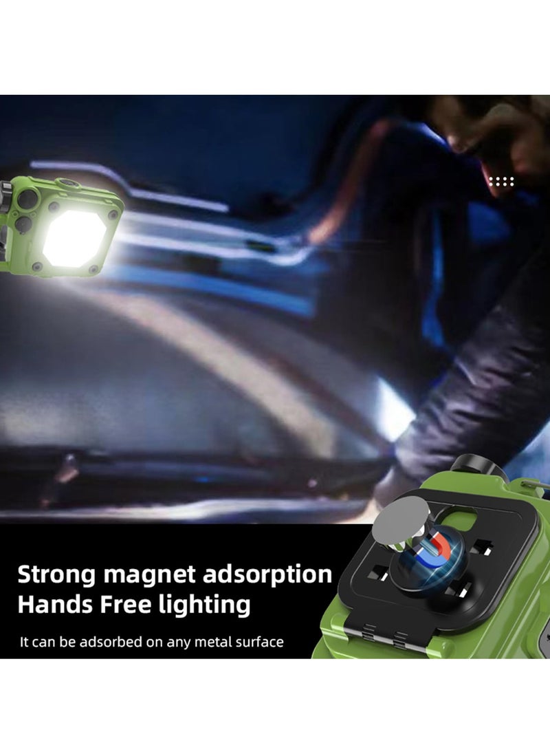 Excefore Rechargeable Cob Small Flashlights, Mini Flashlight 1000 lumens with 6 Lighting Modes Lights, Suitable for Nightshift Camping Hiking Emergency  - Image 5