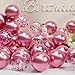 SUWEN Pink Metallic Balloons and Confetti Balloons Set 47PCS Latex Helium Chrome Hot Pink Balloon for Birthday Graduation Anniversary Wedding Party Decorations - Image 3