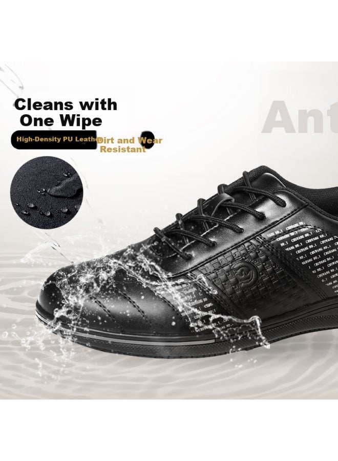 Kitchen King Chuwang Non-Slip Water-Resistant Chef Shoes, Casual Kitchen Hotel Work Shoes, All-Season Wear, Men'S Style 1807, Size 43 - Image 4