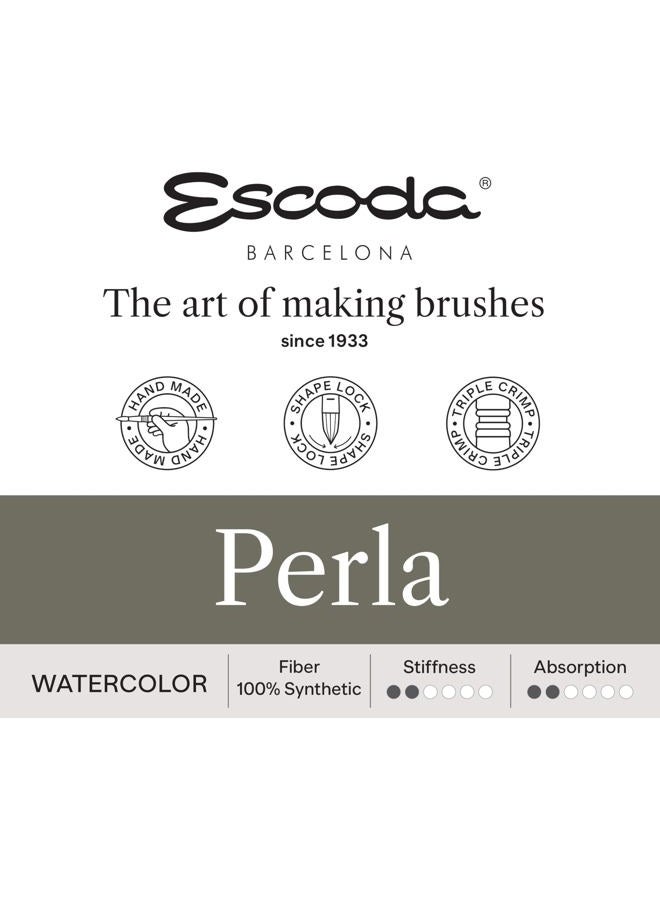 Escoda Watercolour | Artist Set Joseph Zbukvic 1 | Size 8,10,12 | 3 Brushes | Synthetic imitating White Toray | Round Pointed - Image 5
