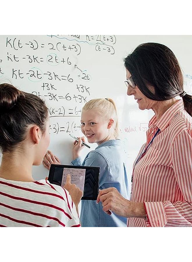 WRITECH Retractable Dry Erase Markers 4Col Fine Tip Assorted Colors Low Odor Multi Colored Set Kid Adult Refillable Clickable Multicolor Thin Point Whiteboard Marker - Image 4