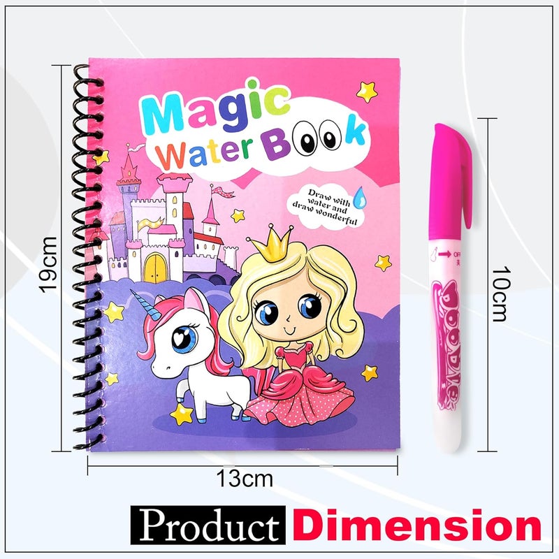 GLUN® ® Water Magic Book Random Theme C5 Pack of 3 - Image 3