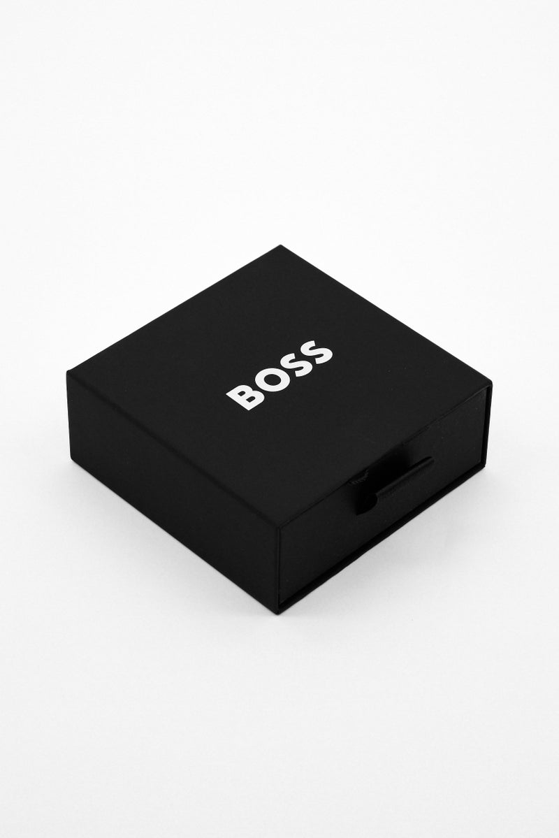 Boss By Hugo Boss Men Devon Family Ionic Plated Bracelet, Black  - Image 2