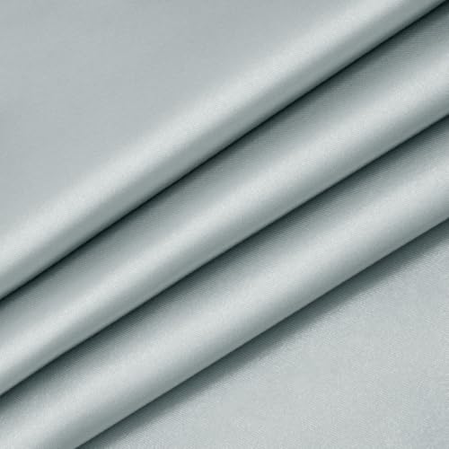 MLMW Silver Shawl Wraps for Women Evening Dresses Satin Formal Shawl Wraps Dressy Extra Long Wedding Party Bridal Shower Baby Shower Birthday - Image 4