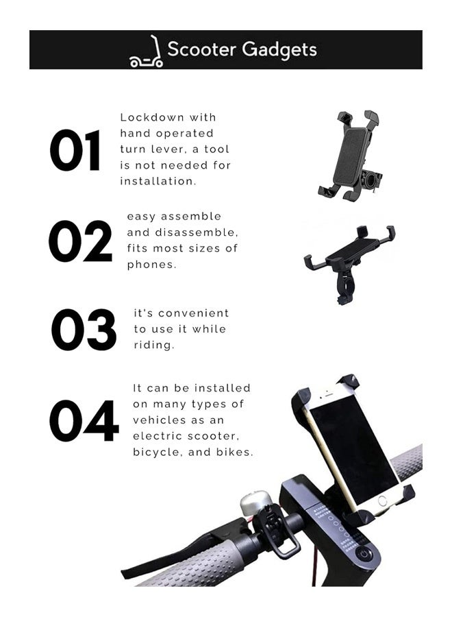 Universal Adjustable Bicycle Mount Mobile Holder For iPhone And Samsung - Image 2