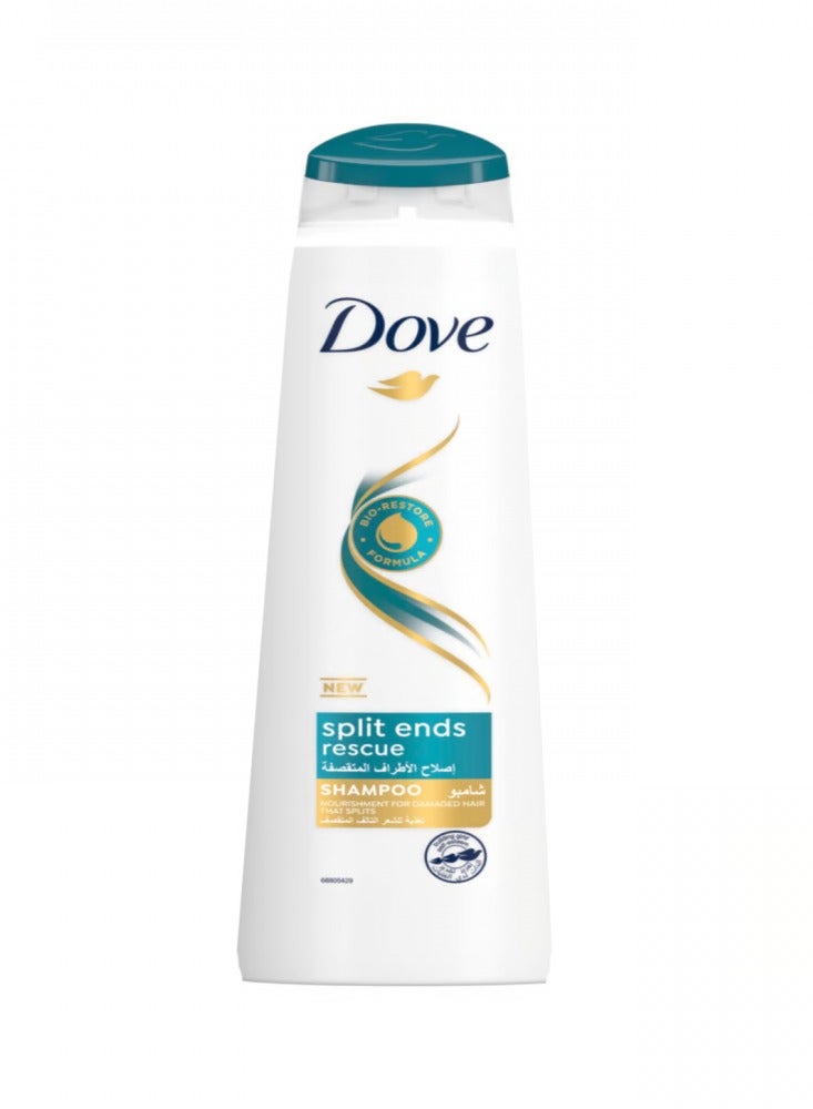 Dove Split Ends Rescue Shampoo 400 ml  - Image 1