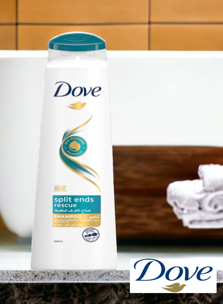 Dove Split Ends Rescue Shampoo 400 ml  - Image 2