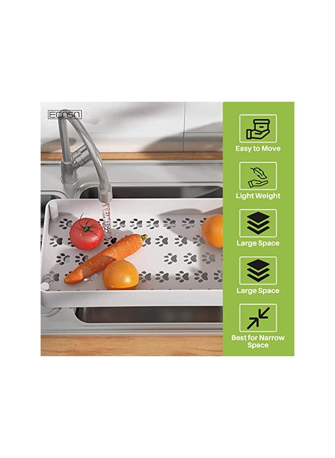 راكسوم عربة تخزين دوارة رفيعة، وحدة رفوف متنقلة لتنظيم الحمام مكونة من 4 طبقات، عربة أدوات متدحرجة منظم منزلق للمطبخ والحمام والغسيل والأماكن الضيقة - Image 4