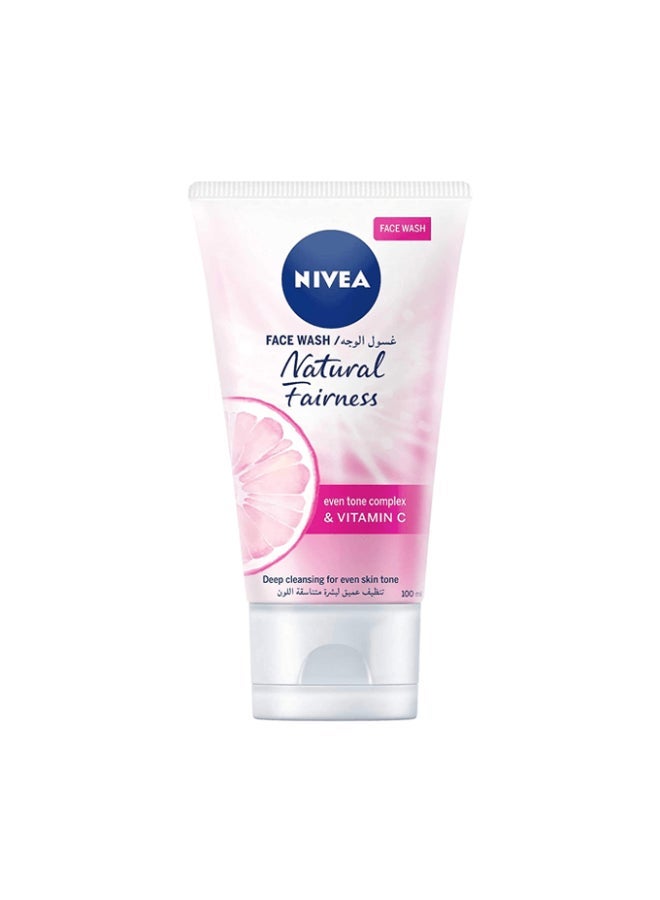 Nivea Natural Glow Cleansing Face Wash 100ml 1+1 Combo - Image 2