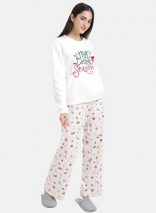 Carina Candy Stripe Pyjama Set - Image 3