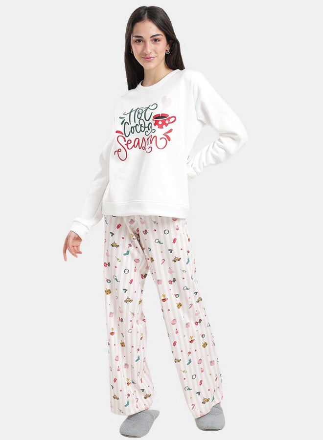 Carina Candy Stripe Pyjama Set - Image 1