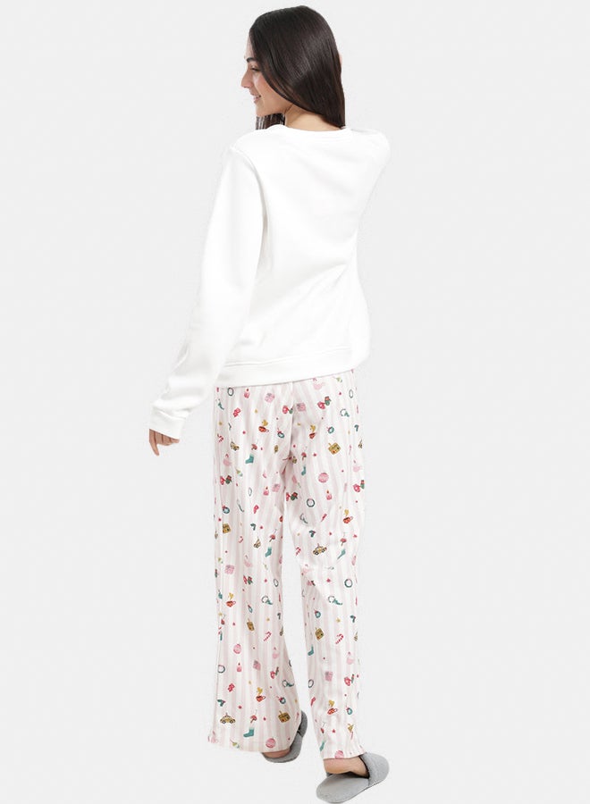 Carina Candy Stripe Pyjama Set - Image 4