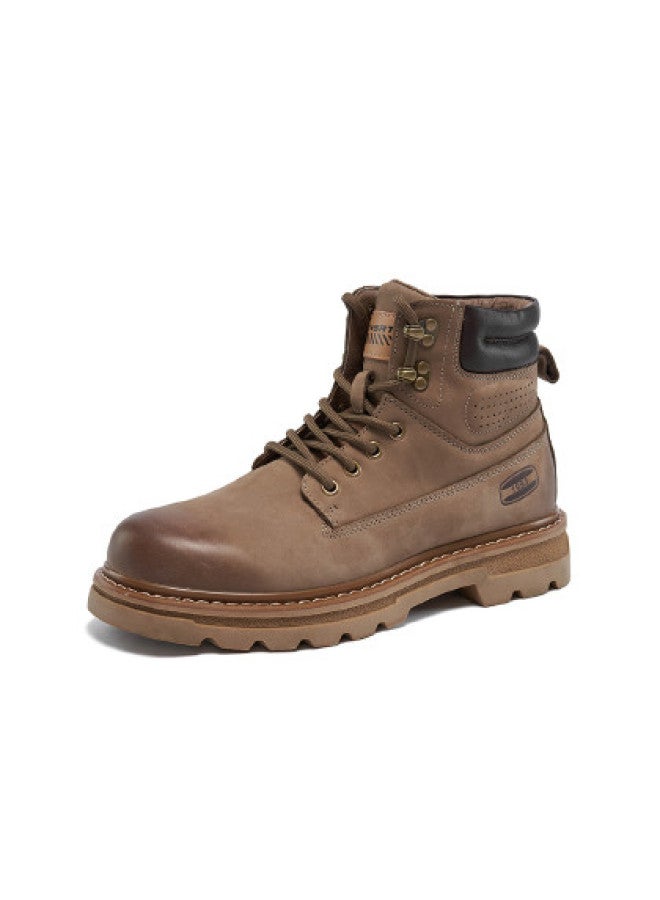 St&Sat Saturday Men's Boots Winter Retro Commuting Work Boots Big Yellow Boots Casual Boots Round Toe Ankle Boots - Image 1
