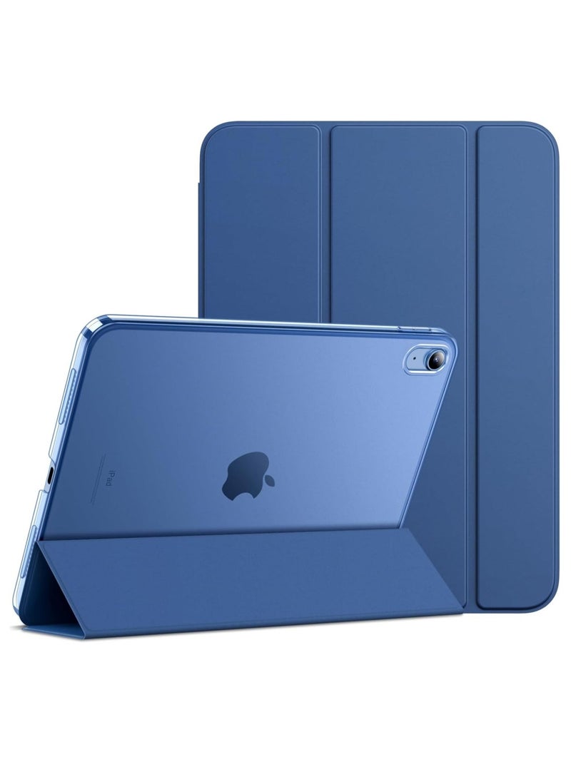 Case Compatible with iPad 9.7/Air 1/Air 2 Case, Slim Stand Hard Shell Back Protective Smart Cover(BLUE) - Image 1