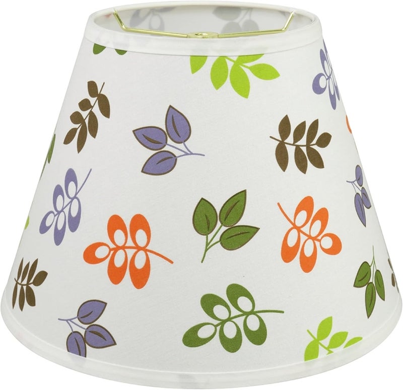Aspen Creative 32190 Transitional Empire Shape Spider Construction Lamp Shade, Off White, 7" Top x 13" Bottom x 9-1/2" Slant Height - Image 2
